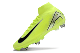 Guayos Air Zoom Verde Fosforecente Bota Tache Aluminio.