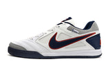 Zapatillas Gato Supreme Blanco Azul Oscuro.