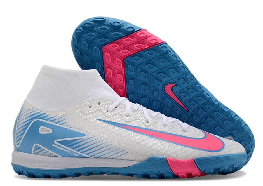 Zapatillas Air Zoom Bota Blanco Azul.