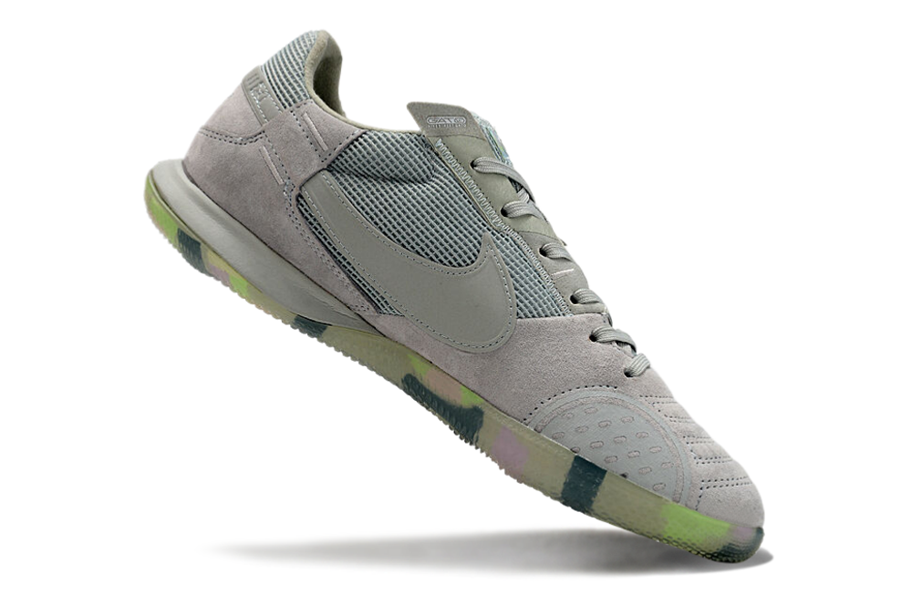 Zapatillas Streetgato Suela lisa Gris Suela Verde.