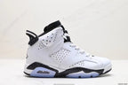 Tenis Jordan 6 Retro Blanco Negro.