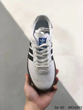 Tenis Samba Plataforma Blanco Negro.