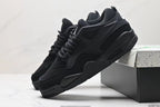 Tenis Jordan 4 Retro Negro Sin Bota.