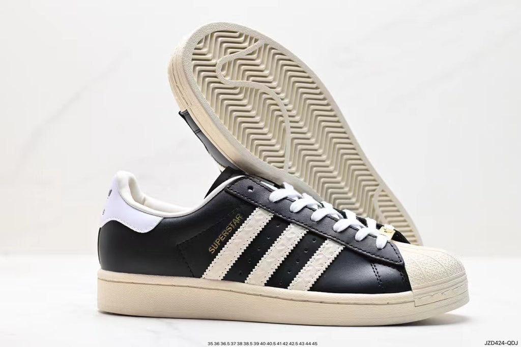 Tenis Adidas Superstar Blanco Suela Verde.
