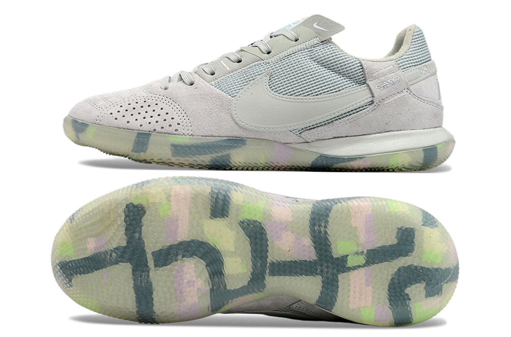 Zapatillas Streetgato Suela lisa Gris Suela Verde.