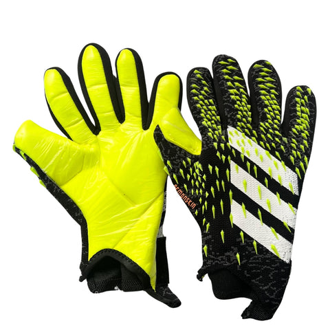 Guantes de portero Predator Mutator Negro Verde con correa