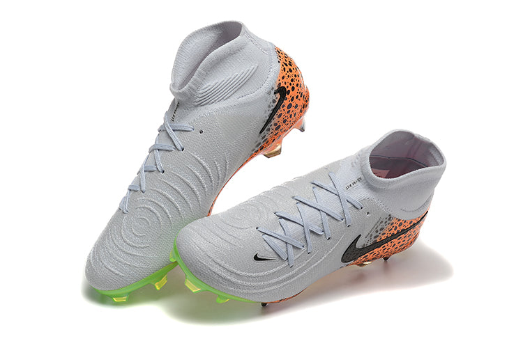 Nike Phantom Gx Luna Bota Blanco Naranja Leopardo.