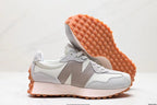 Tenis New Balance 327 Blanco Gris.