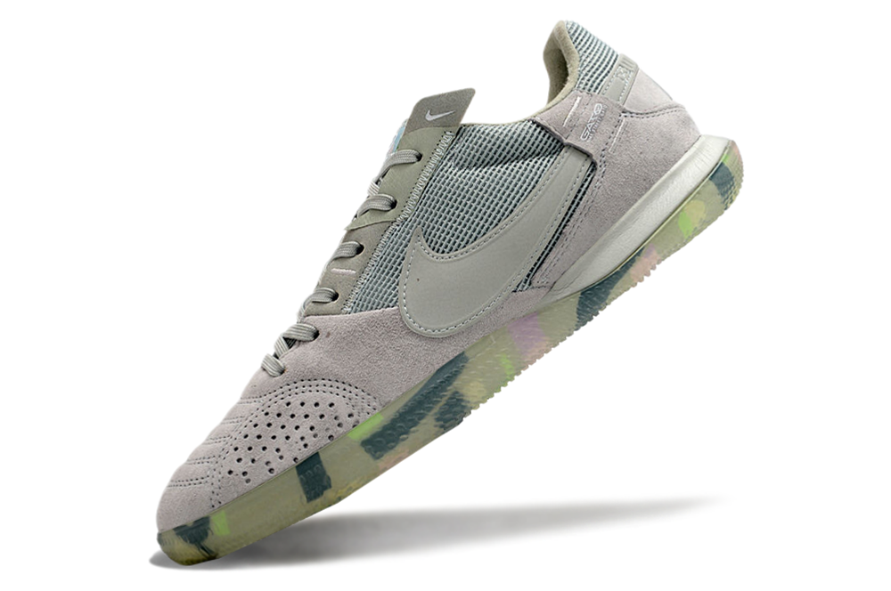 Zapatillas Streetgato Suela lisa Gris Suela Verde.