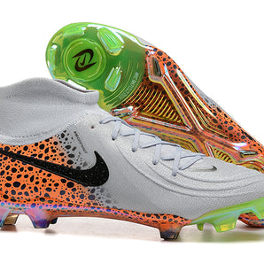Nike Phantom Gx Luna Bota Blanco Naranja Leopardo.