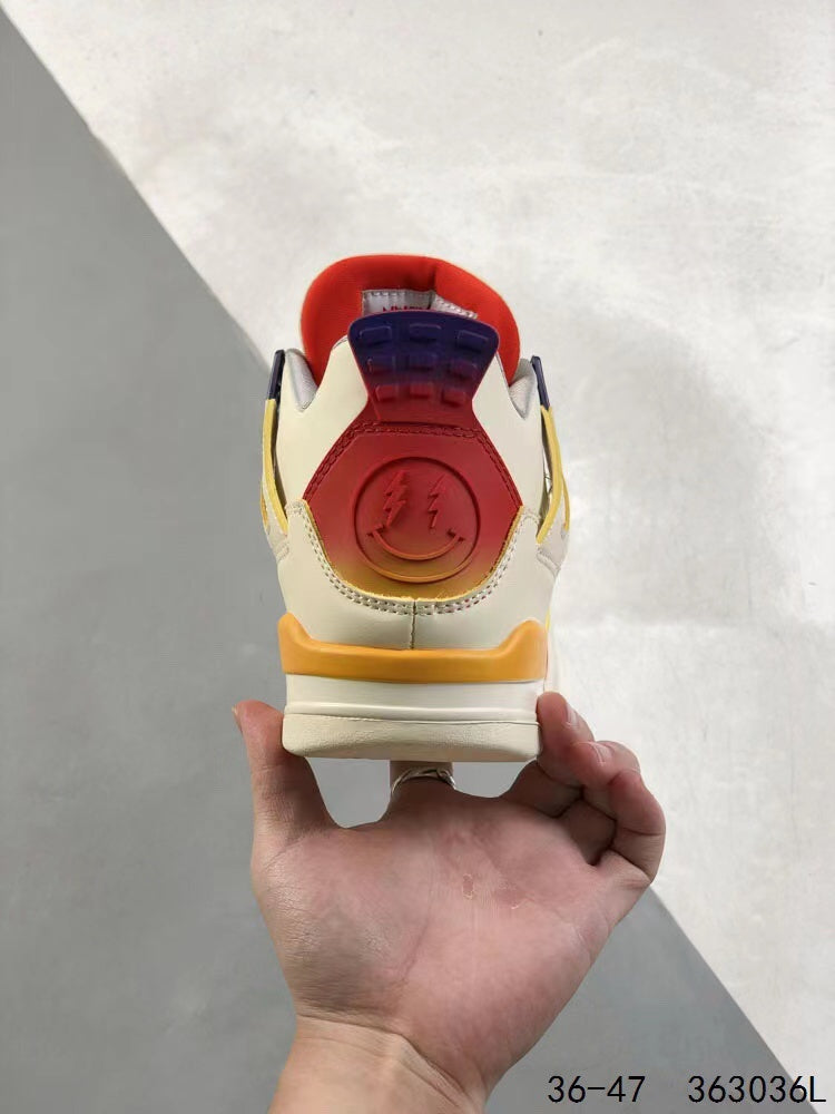 Tenis Jordan 4 Retro Blanco.