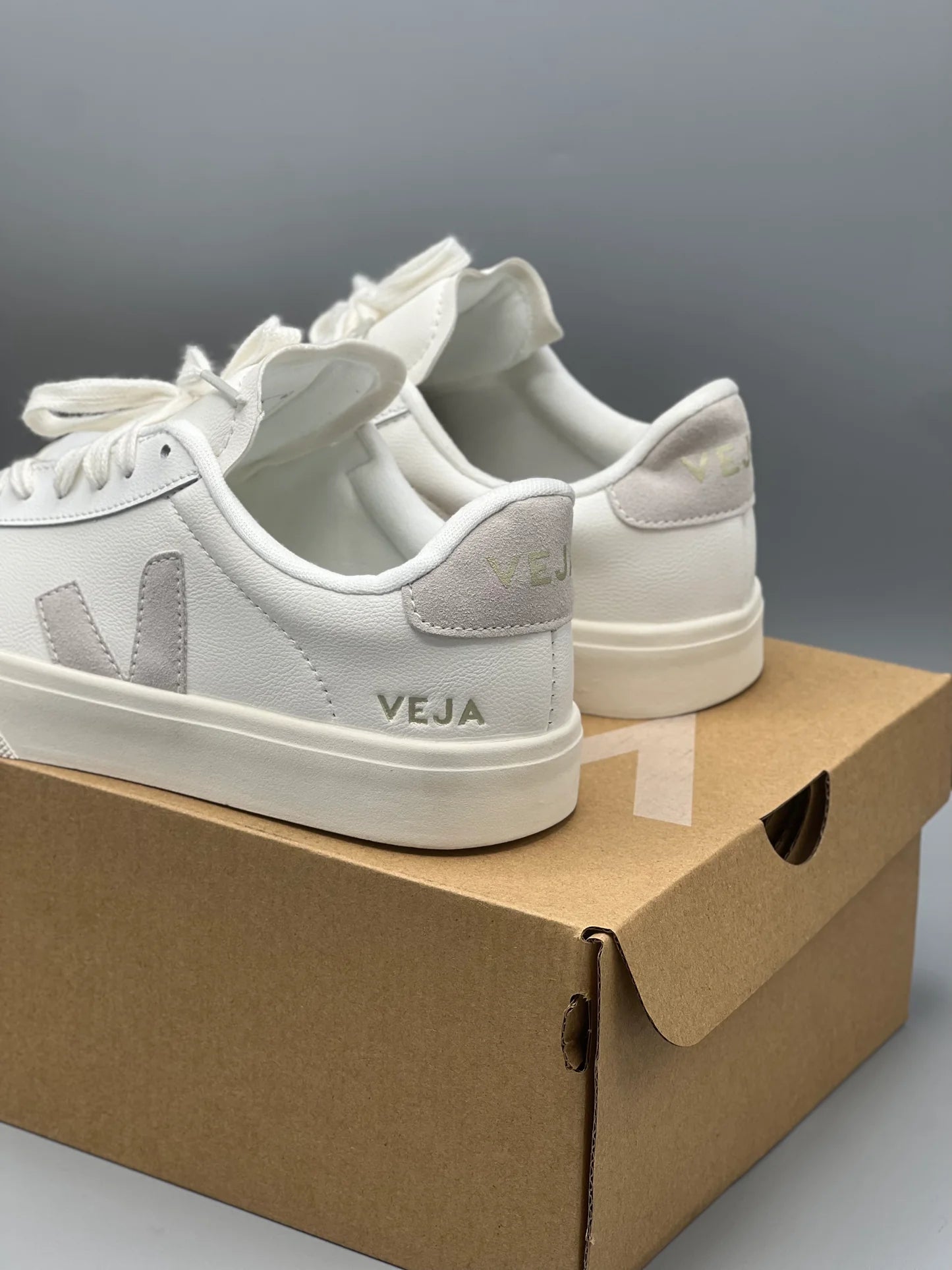 TENIS VEJA BLANCO GRIS.
