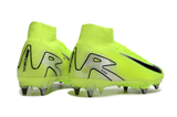 Guayos Air Zoom Verde Fosforecente Bota Tache Aluminio.