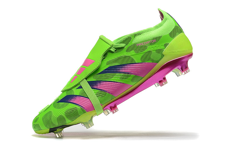 Guayos Predator Accuracy 30 Elite Verde Manchas Con Lengueta + Obsequio de medias Antideslizantes.