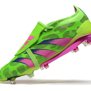 Guayos Predator Accuracy 30 Elite Verde Manchas Con Lengueta + Obsequio de medias Antideslizantes.