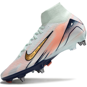 Guayos Air Zoom Blanco Azul Bota Tache Aluminio.