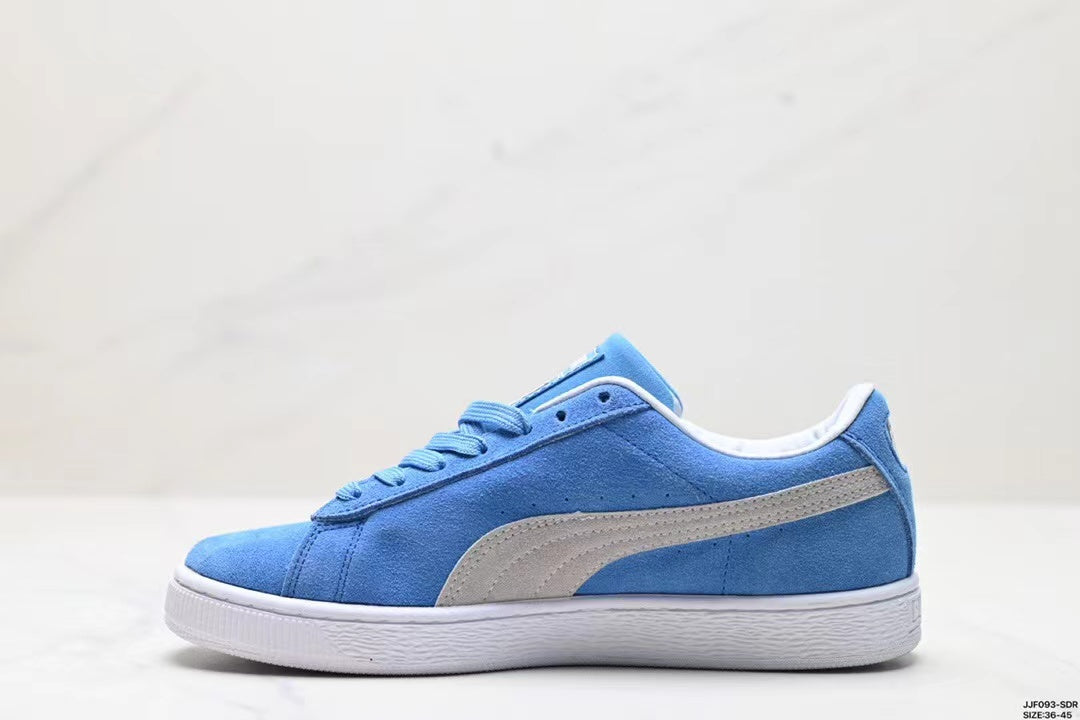 Tenis Suede XL Negro Azul Gris.