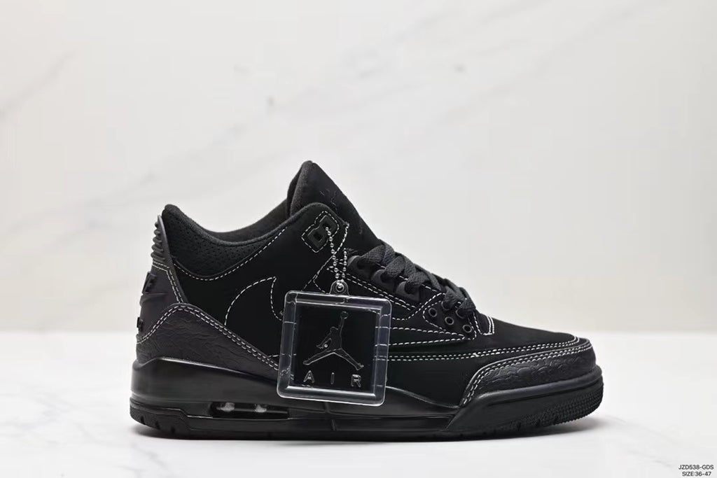 Tenis Jordan 3 Retro Travis Scott Negro.