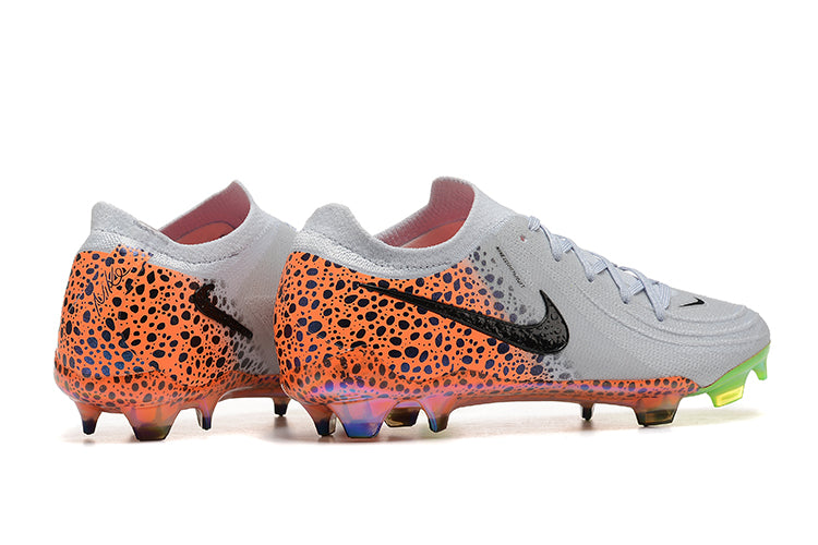 Nike Phantom Gx Blanco Naranja Leopardo Sin Bota.