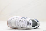 Tenis New Balance 574 Blanco Azul.