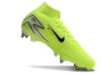 Guayos Air Zoom Verde Fosforecente Bota Tache Aluminio.