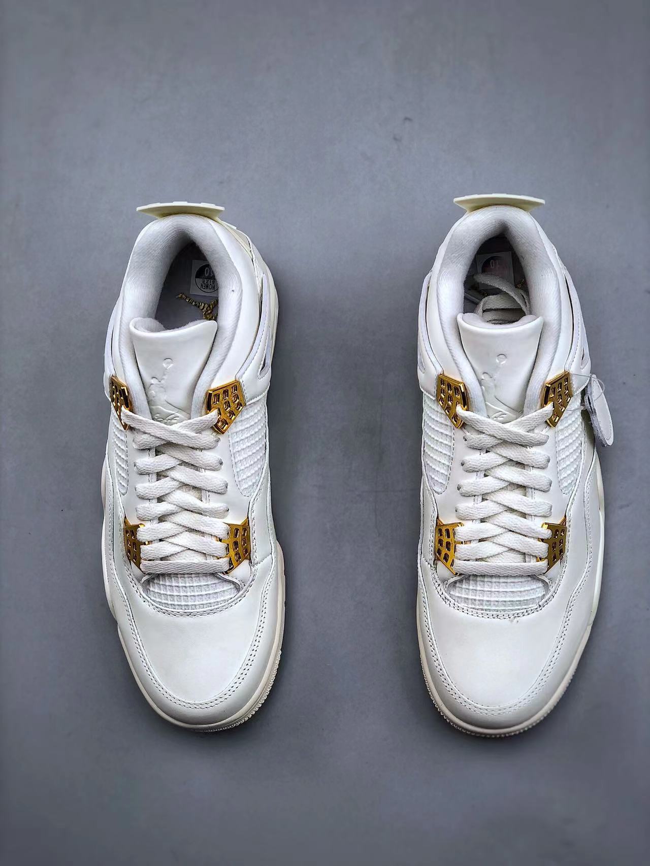 Tenis Jordan 4 Retro Blanco.