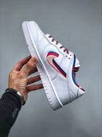 Tenis SB Dunk Low Parra Blanco.