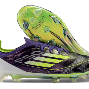 Guayos F50 Blanco Morado con Cordon.