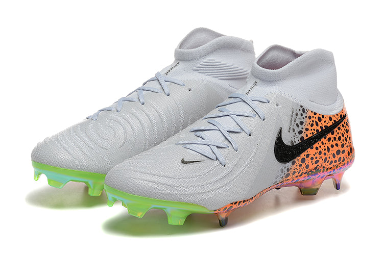Nike Phantom Gx Luna Bota Blanco Naranja Leopardo.