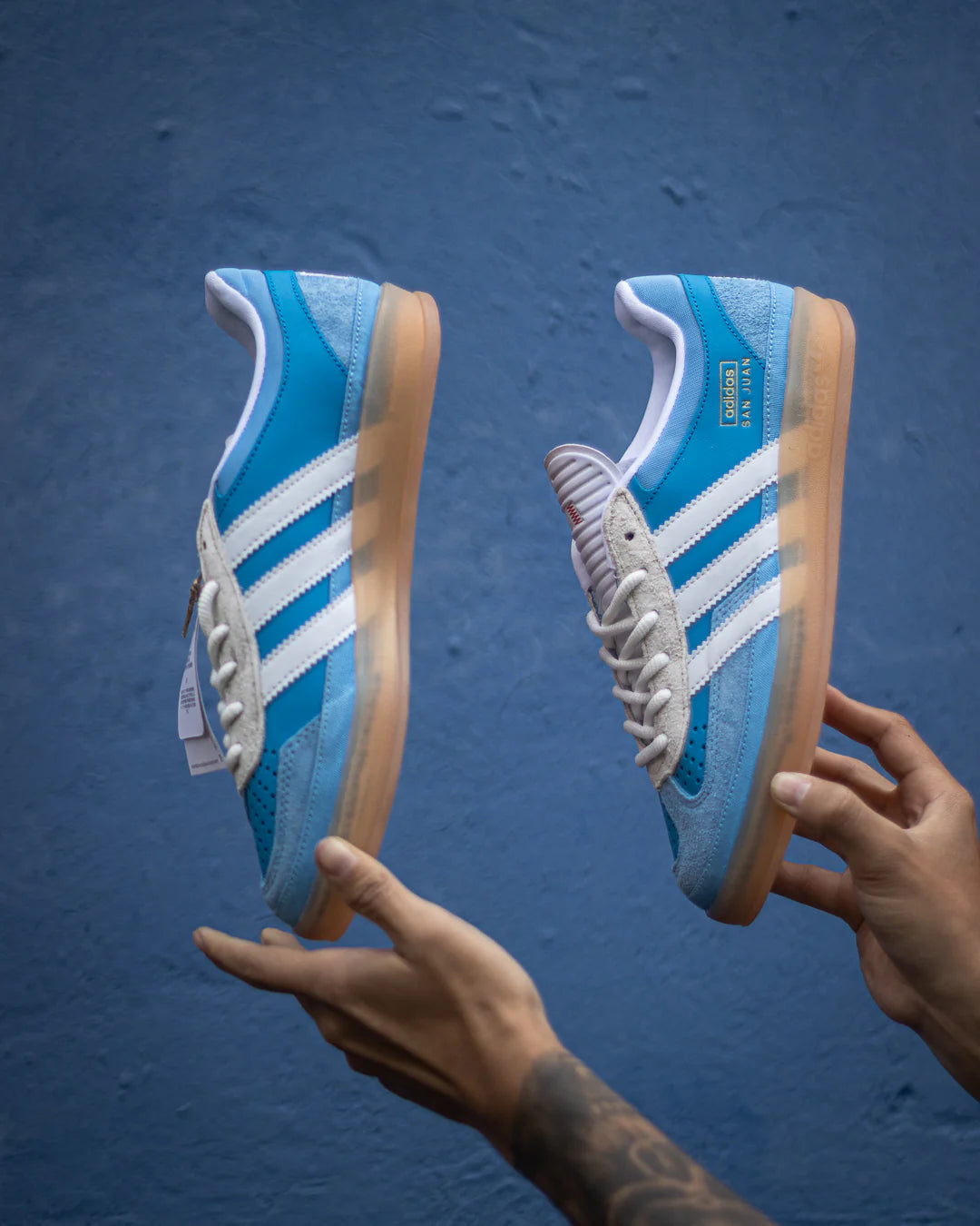 Tenis Gazelle Azul.