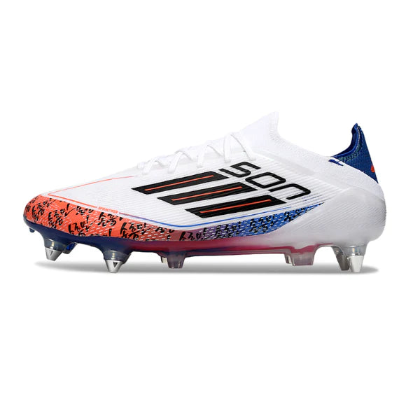 Guayos F50 Blanco Azul Tache Aluminio.