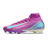 Guayos Air Zoom Morado en Bota.