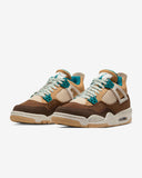 Tenis Jordan 4 Retro Cafe Oscuro y Claro.