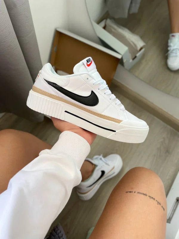 Tenis Court Legacy Blanco Negro.