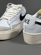 Tenis Blazer Low Pataforma Blanco Negro.