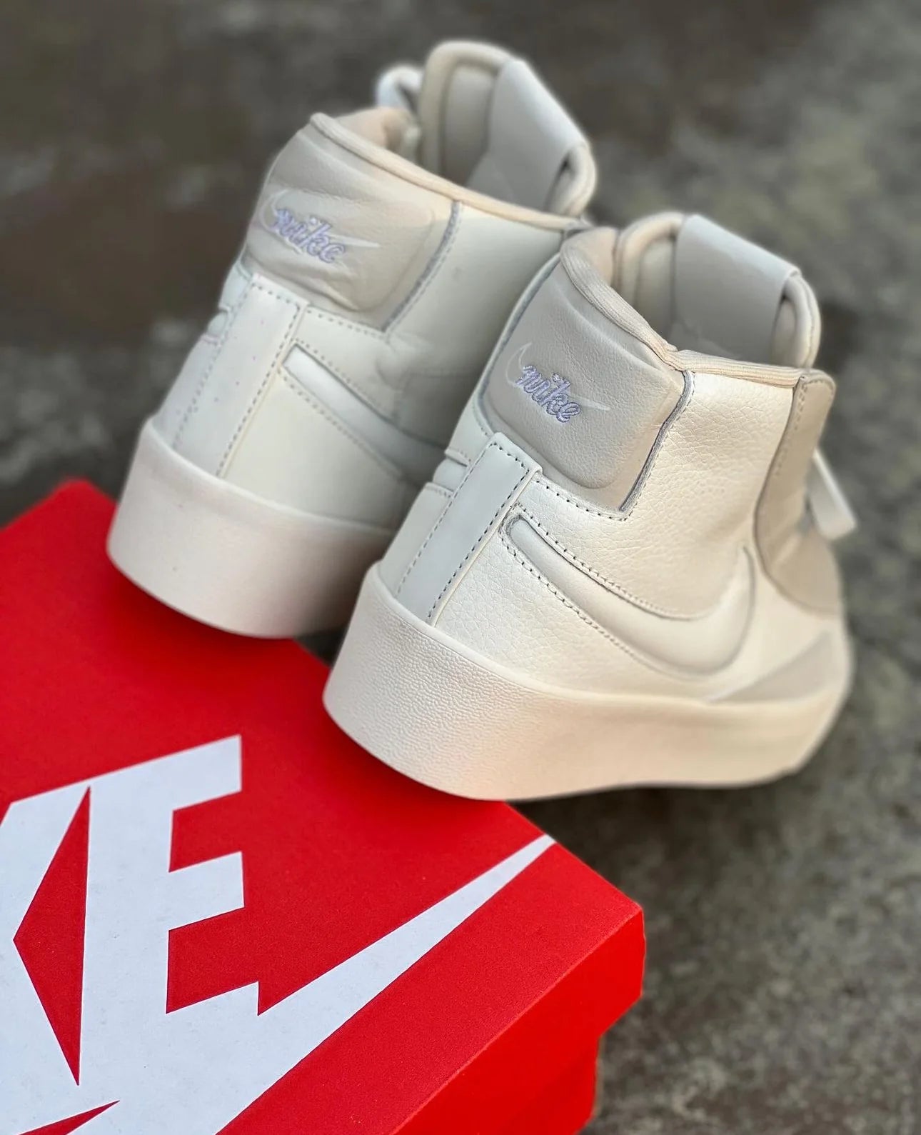 Tenis Blazer Low Pataforma Blanco Bota.