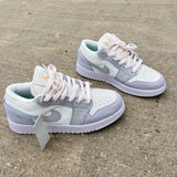 Tenis Jordan 1 Retro Sin Bota Azul Claro.