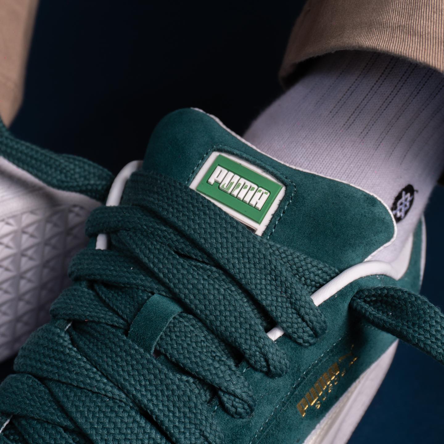 Tenis Suede XL Verde.