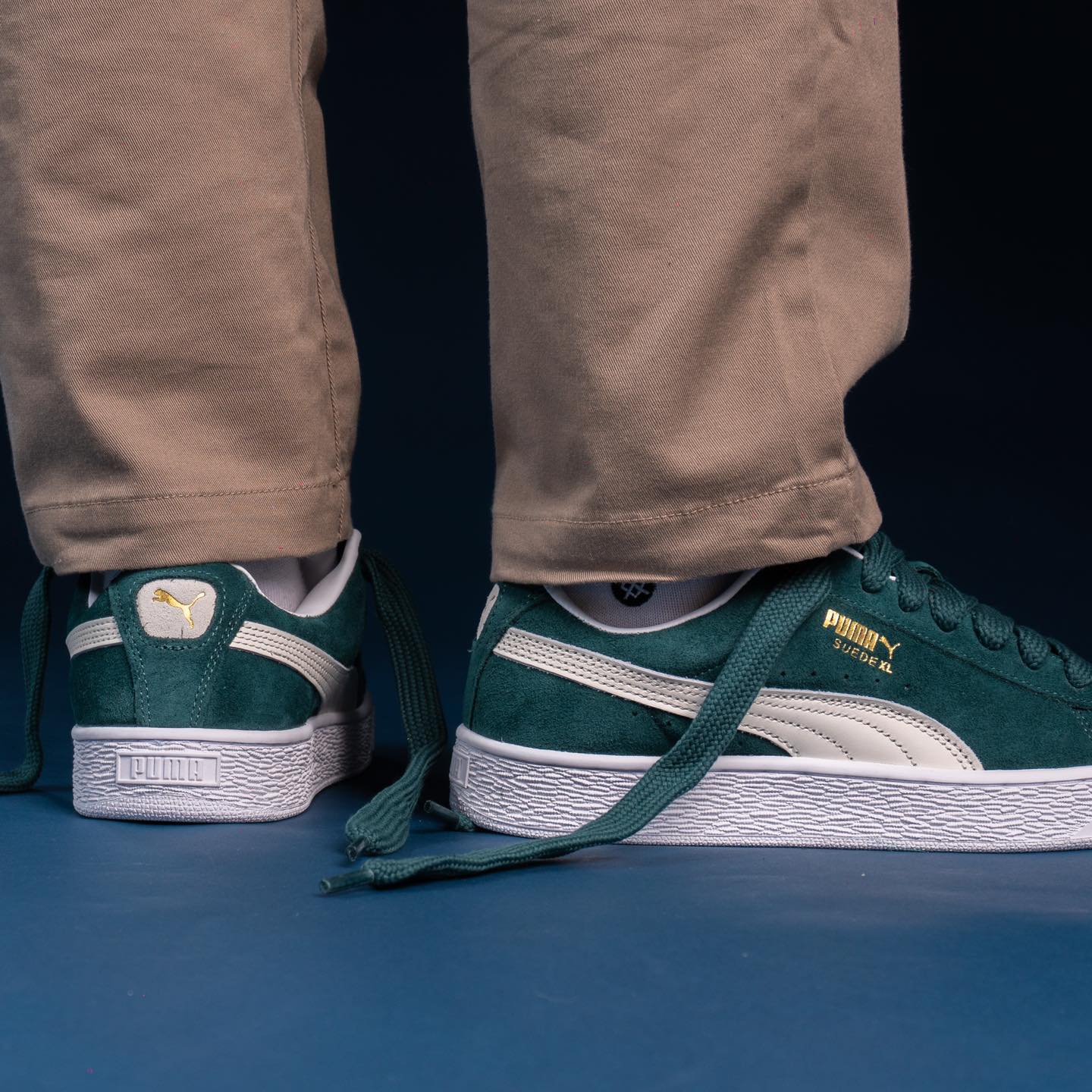 Tenis Suede XL Verde.