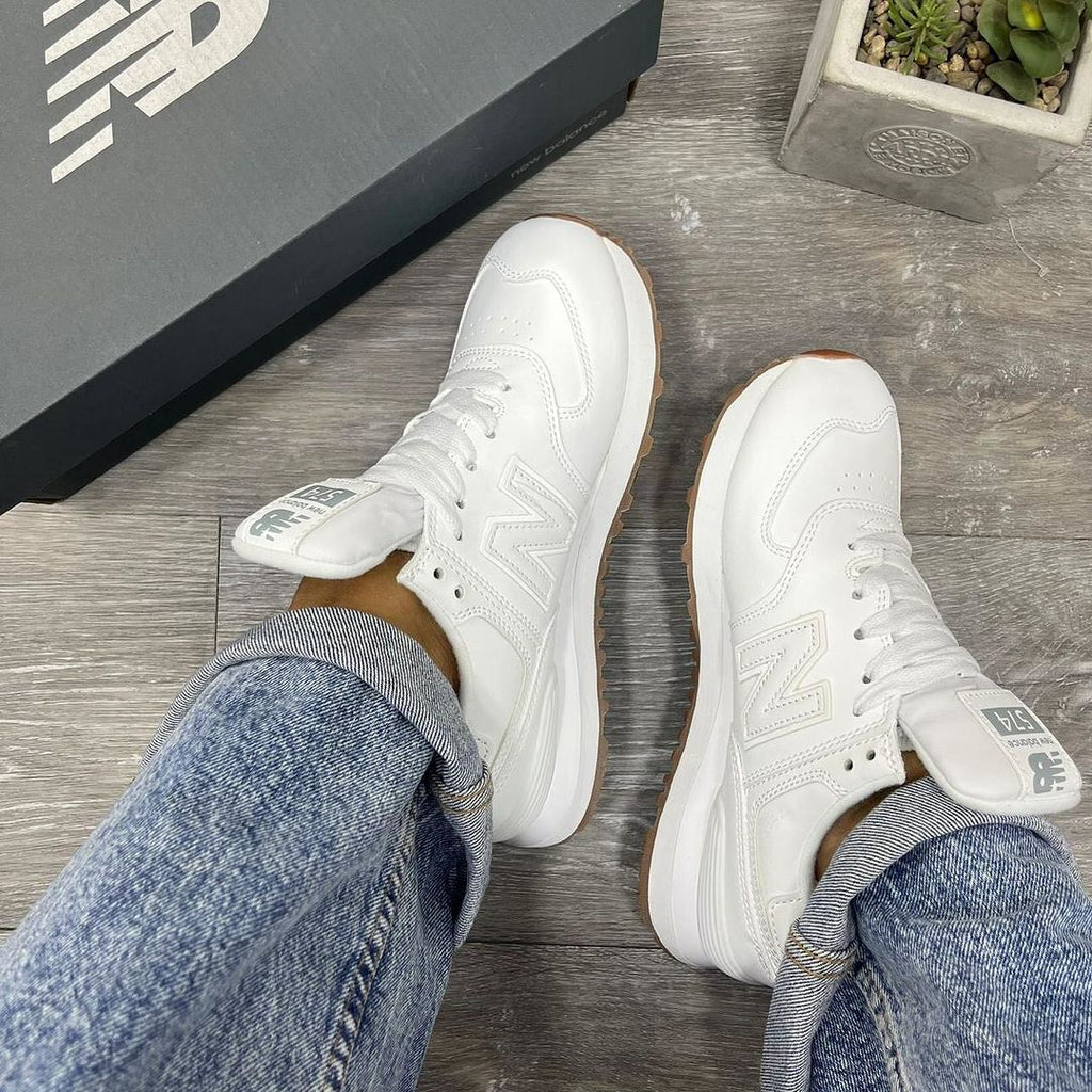 Tenis New Balance 574 Blanco
