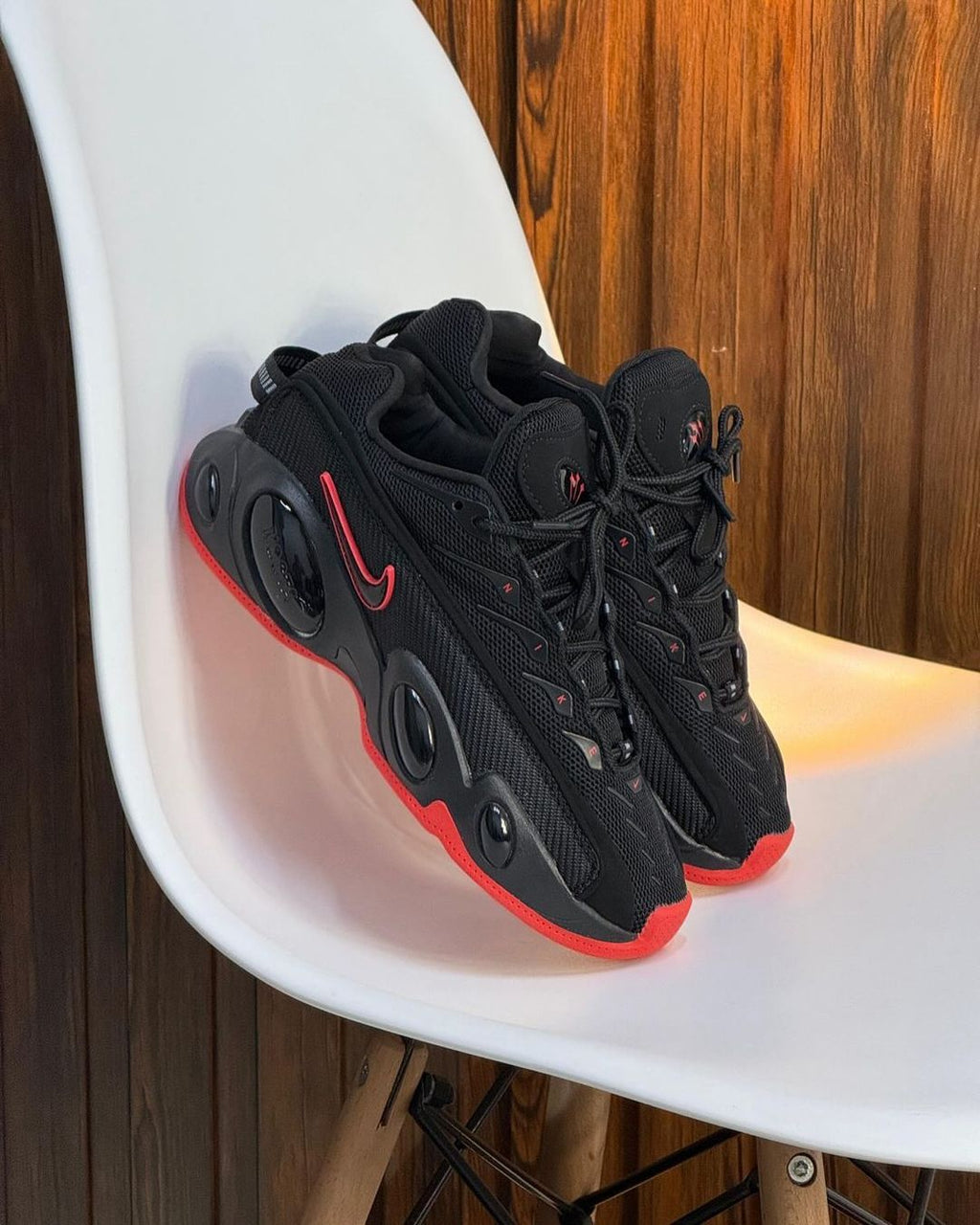 Tenis Step Air Terra/Nocta Negro Rojo.