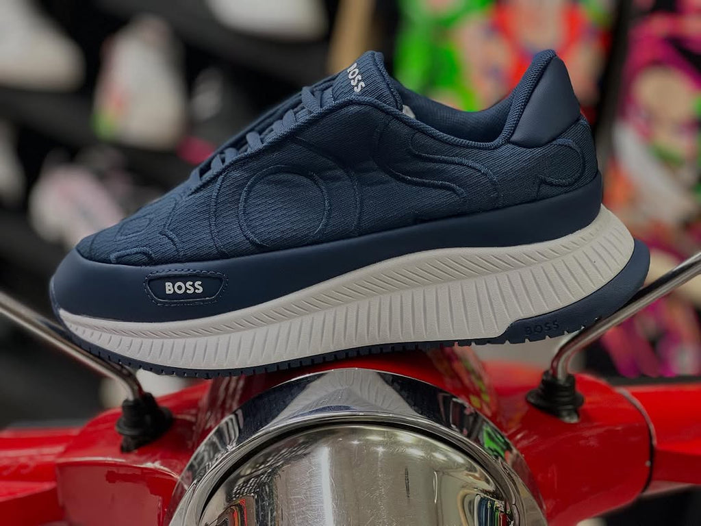 Tenis Boos Azul Oscuro.