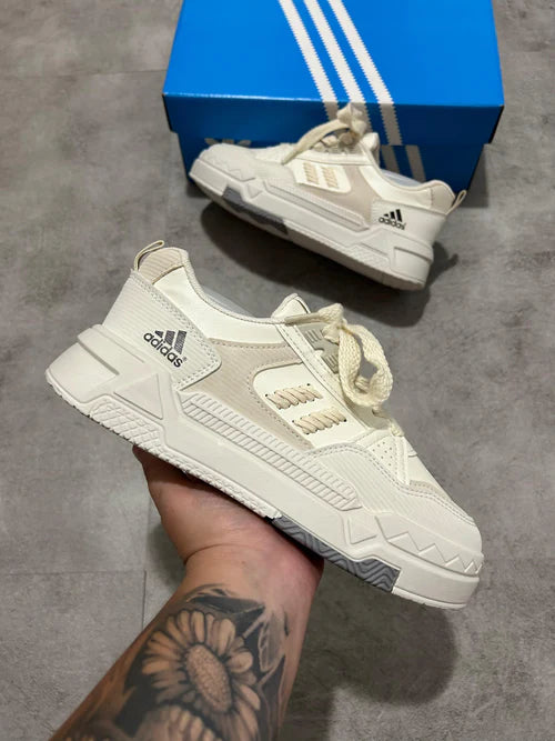 Tenis Adidas Hzywanshi Blancos Gris.