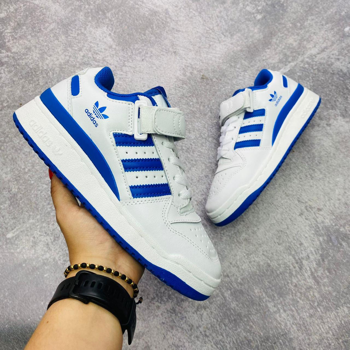 Tenis Adidas Forum Azul.