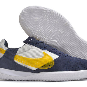Zapatillas Streetgato Suela lisa Azul Oscuro y Amarillo.