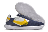 Zapatillas Streetgato Suela lisa Azul Oscuro y Amarillo.