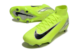 Guayos Air Zoom Verde Fosforecente Bota Tache Aluminio.