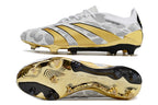 Guayos Predator Accuracy 30 Elite Dorado Blanco Sin Lengueta.
