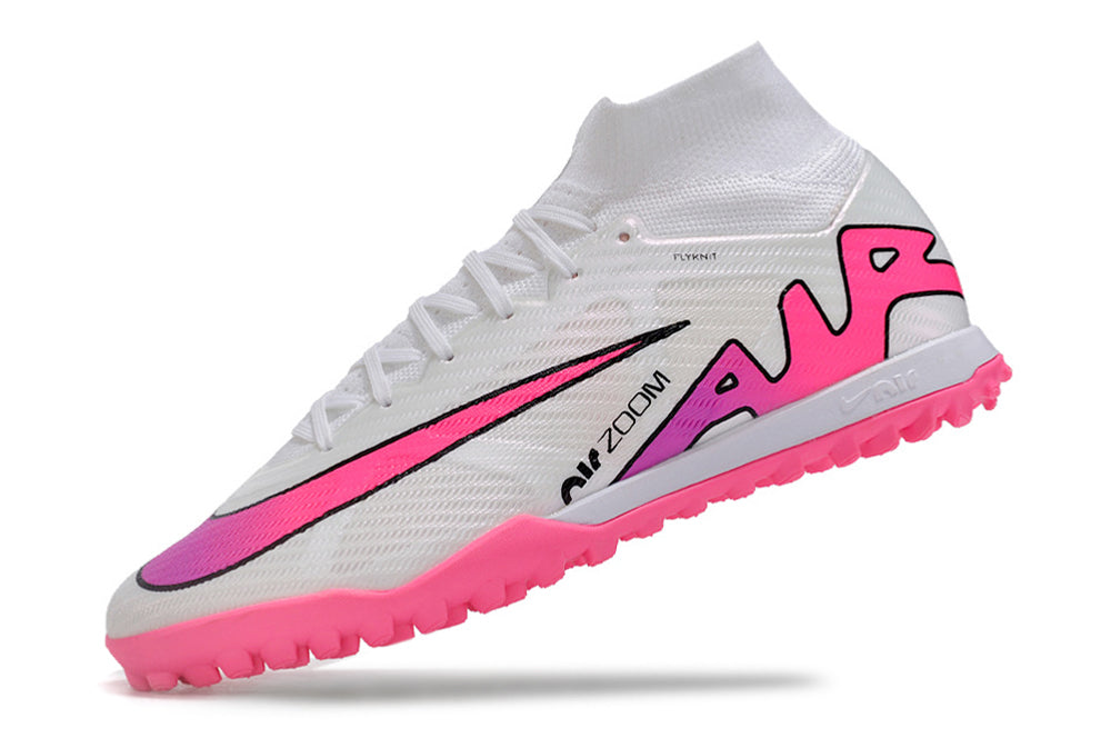 Zapatillas Air Zoom Bota Azul Rosa.