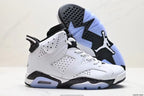 Tenis Jordan 6 Retro Blanco Negro.